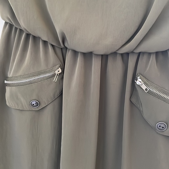 Army Green Dress Medium - Picture 3 of 4